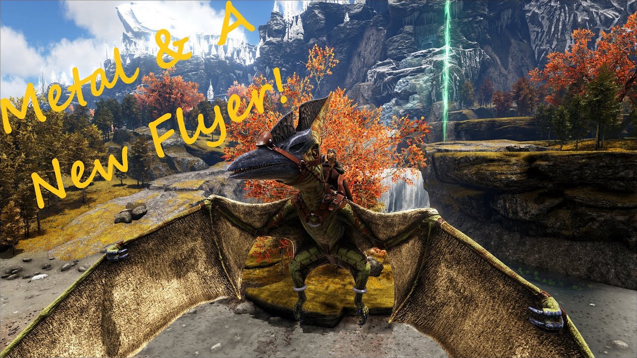 Ark Fjordur 4K Gameplay EP 3 | New Flyer & Finding Metal!