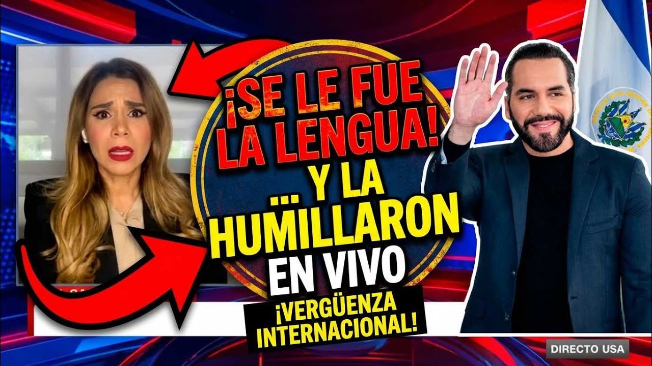 🔥 Denunció a Bukele en el extranjero… y terminó humillada en vivo