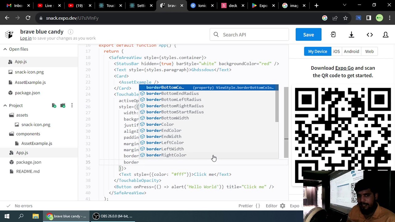SMIT - Batch 9 | JavaScript | React Native | Class 63