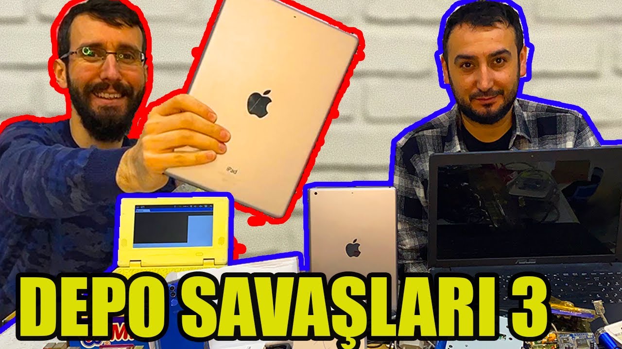 Hurda avcıları kutudan iPad laptop telefon çıktı bit pazarı depo savaşları 3