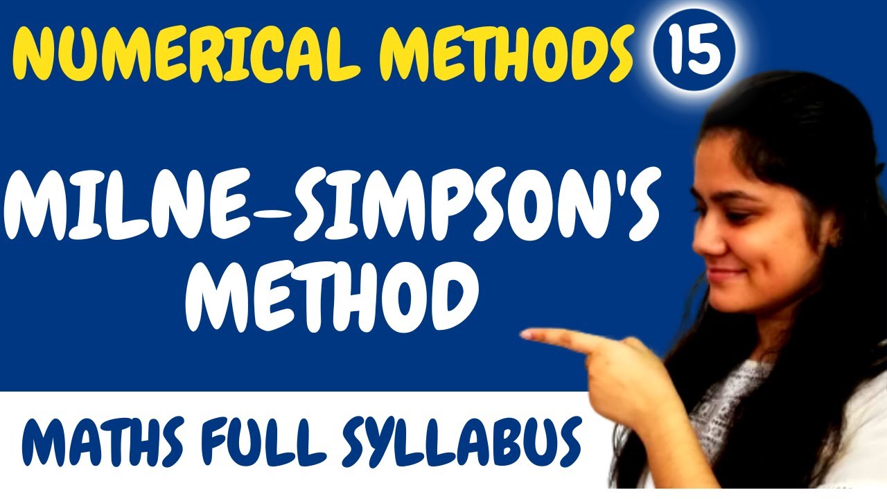 Introduction to Milne Simpson's Method|Numerical methods|BCA Maths|B.tech Maths||Dream Maths