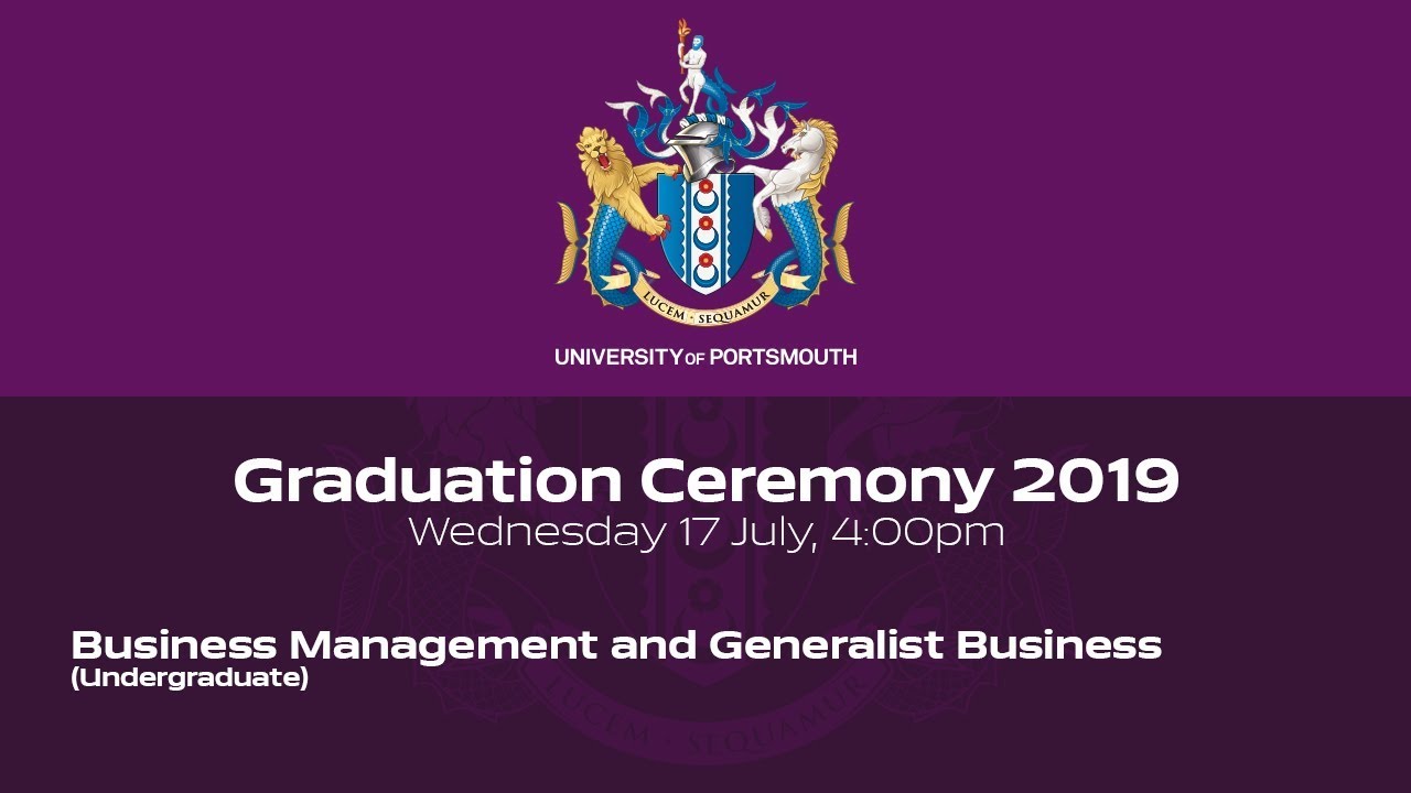 Graduation 2019: Business Management and Generalist Business - Undergraduate