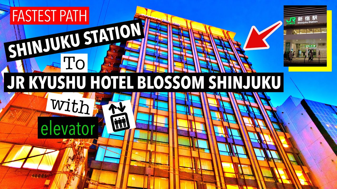 FASTEST JR Kyushu Hotel Blossom Shinjuku - from Shinjuku Station (from Haneda/Narita Airport)