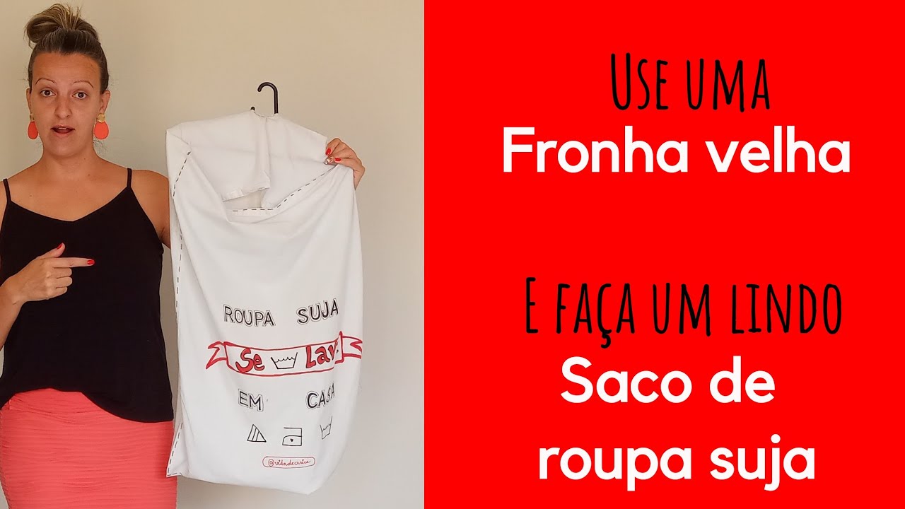 SACO DE ROUPA SUJA - Diy