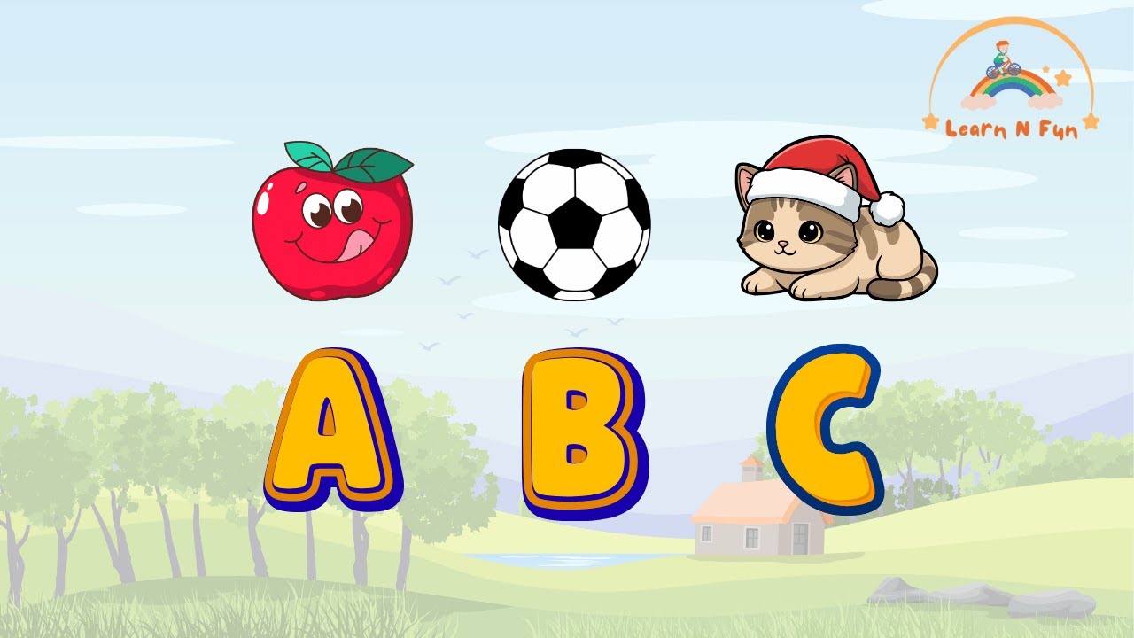 ABC Adventure: Learn Letters A-Z with Fun Objects! 🐧🦓 (Easy English)