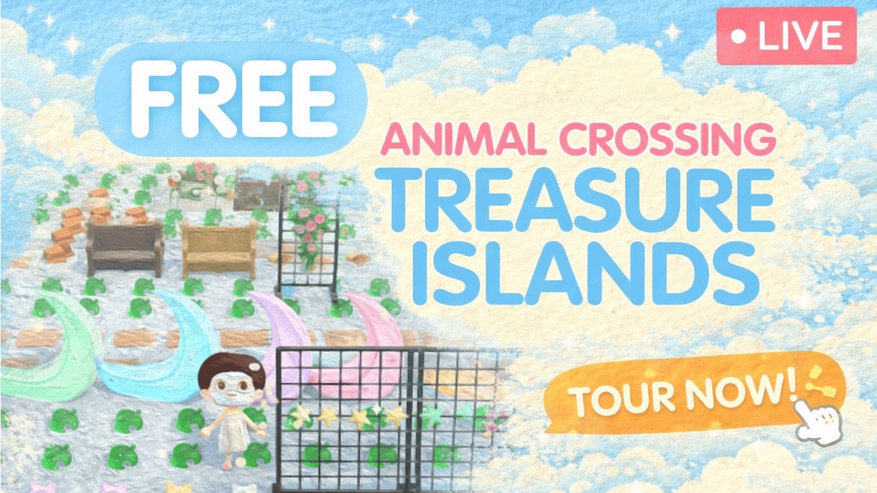 3.0 UPDATE | ANIMAL CROSSING Treasure Island | !Find !Villager !Rules ~ Cozy Lofi