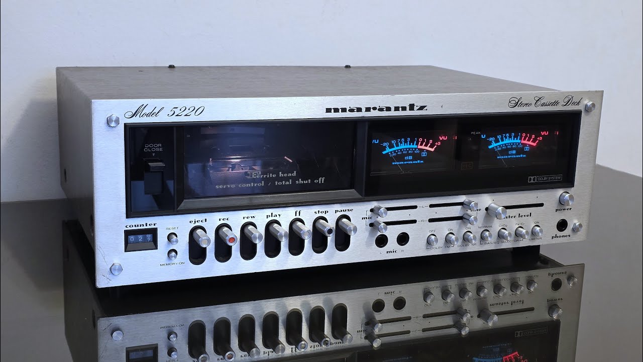 Marantz 5220 Stereo Cassette Deck - Playback & recording test