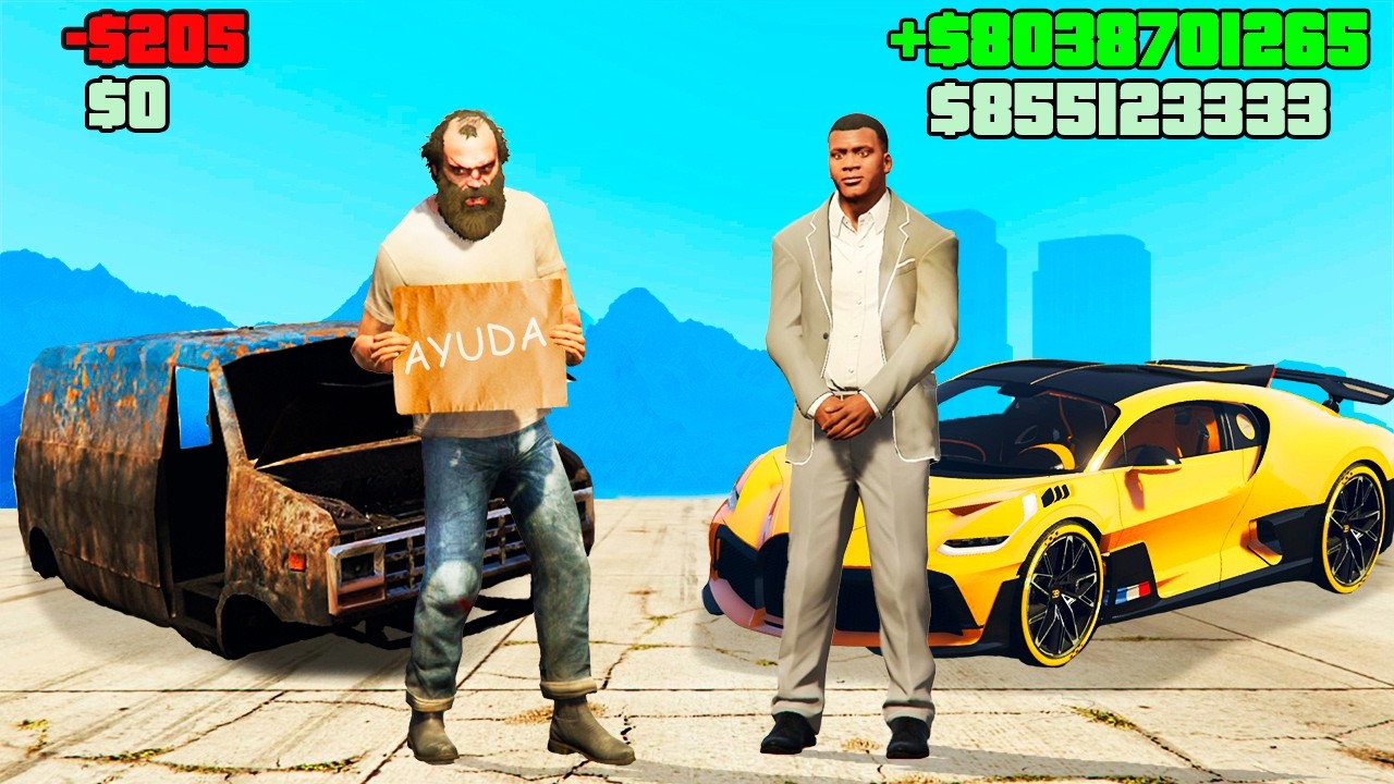 MILLONARIO vs POBRE en GTA 5