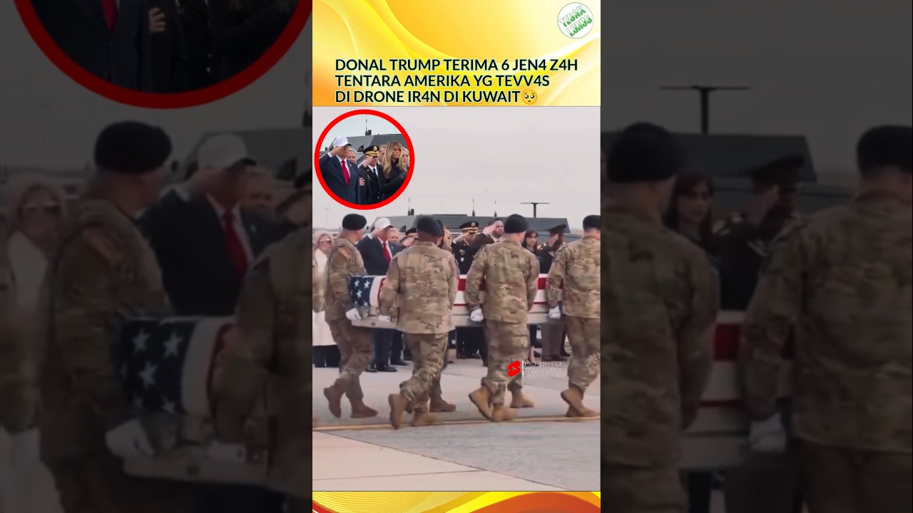 Donal Trump Terima 6 tentara AS tevv4s dirudal iran🥺#military #trending #iran #america #shorts