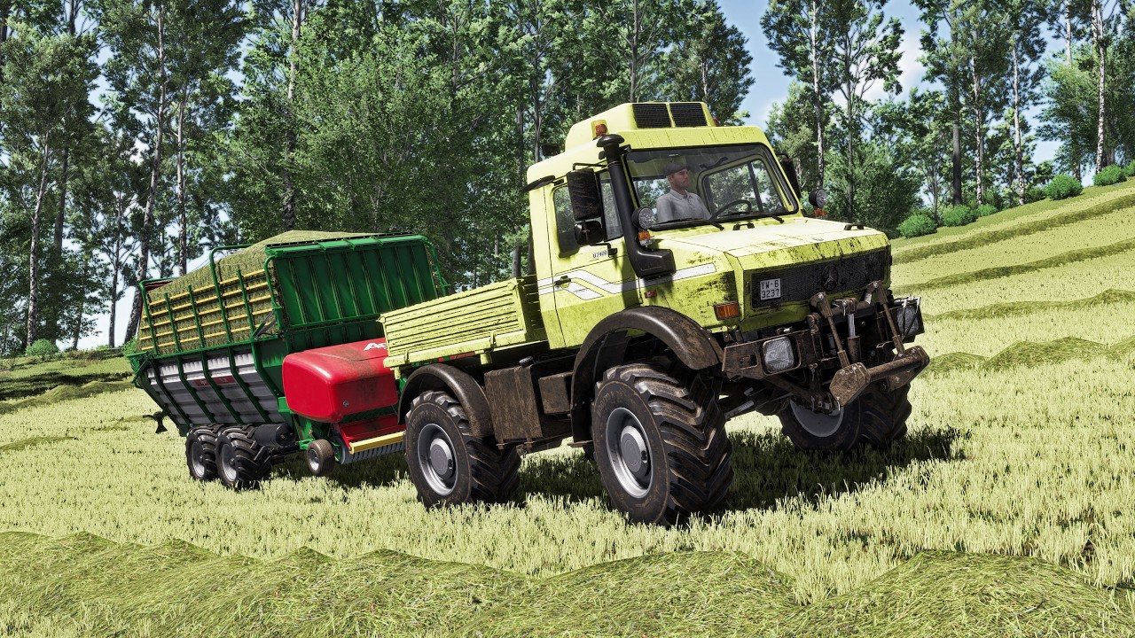 FS25 Etruria. Mercedes-Benz Unimog U 2400 Grass