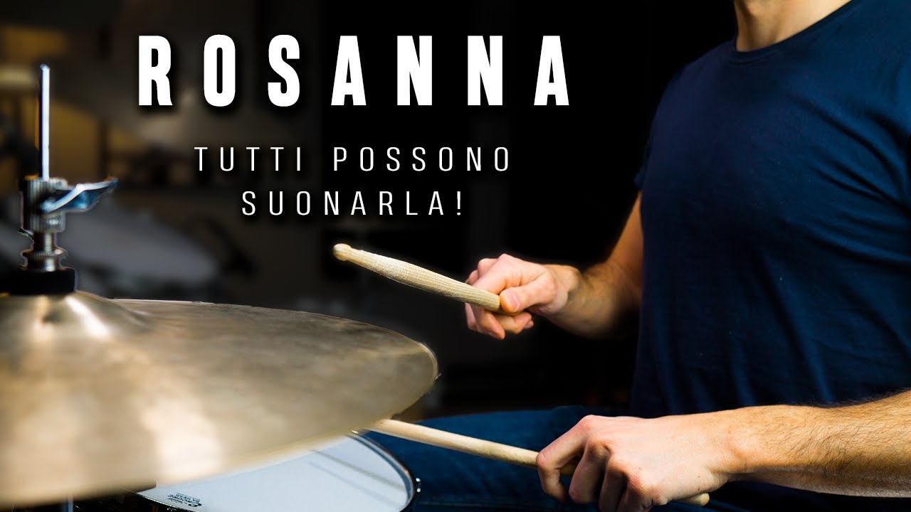 5 MODI per suonare ROSANNA dei TOTO! | Tutorial Batteria