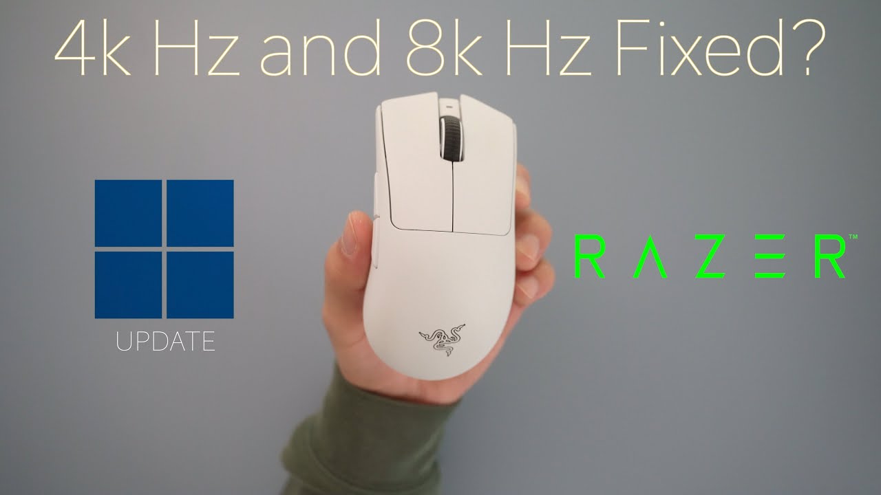 4k 8k Hz Mouse Lag Fix? Testing the Windows 11 Update