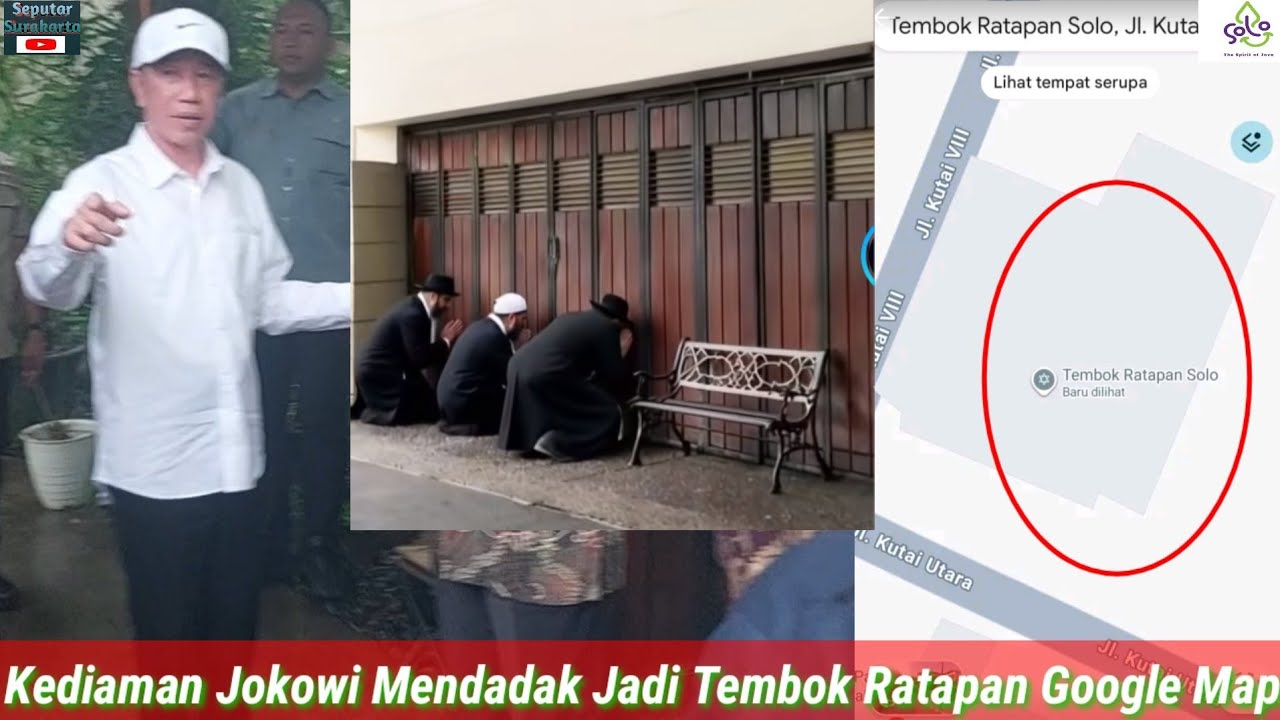 Jokowi Terkejut Kediamannya Jadi Tembok Ratapan Solo Google Map, Warga Tak Peduli Bagikan Makanan