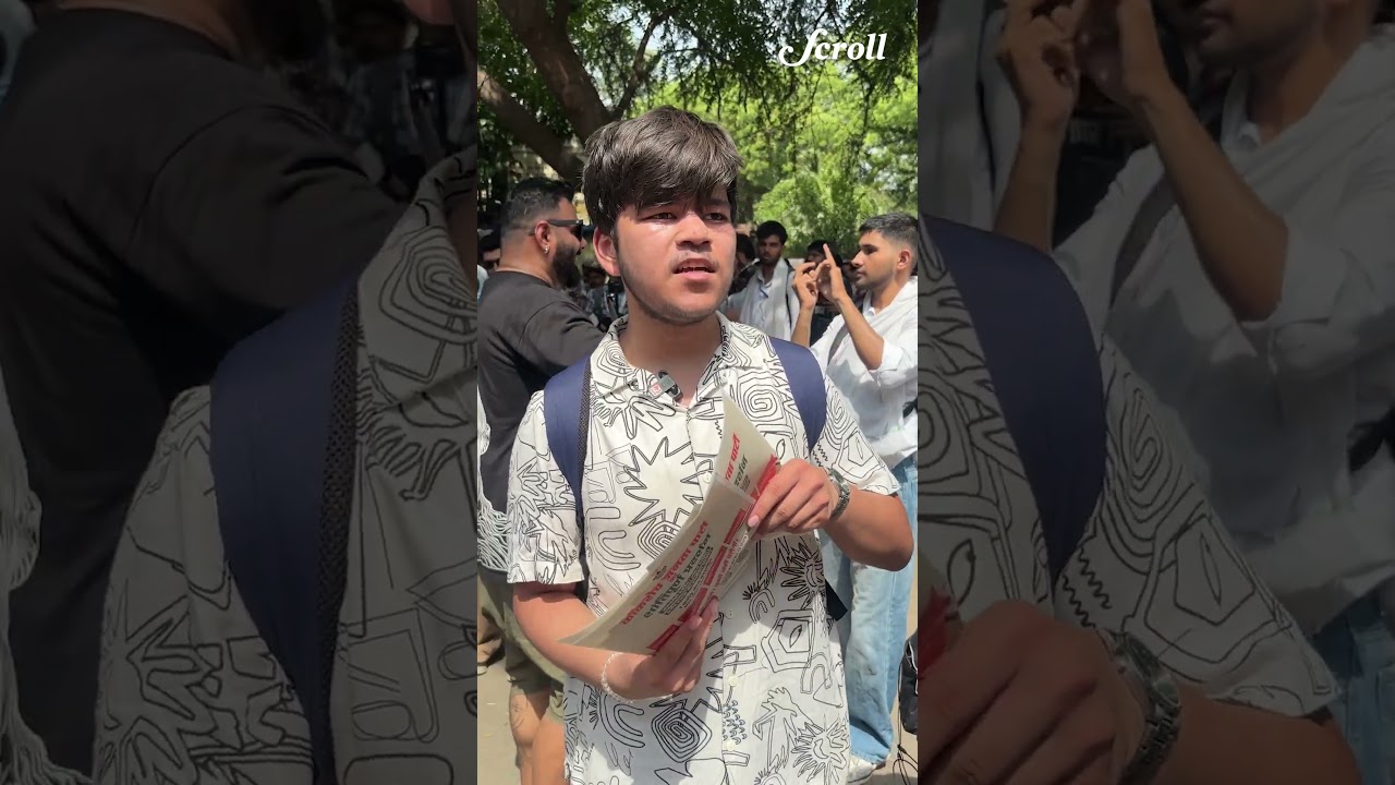 'Not afraid, need accountability': Student at Cockroach Janta Party protest in Delhi's Jantar Mantar