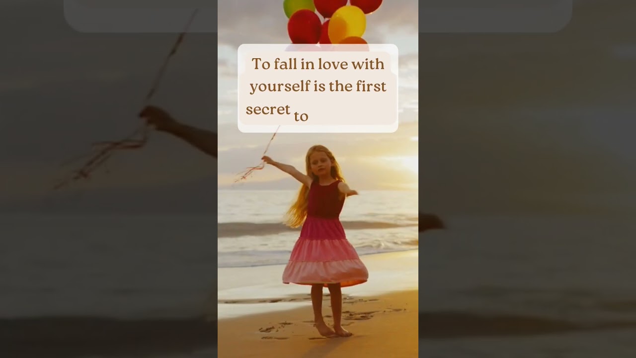 Love with yourself. Self love quotes in english.