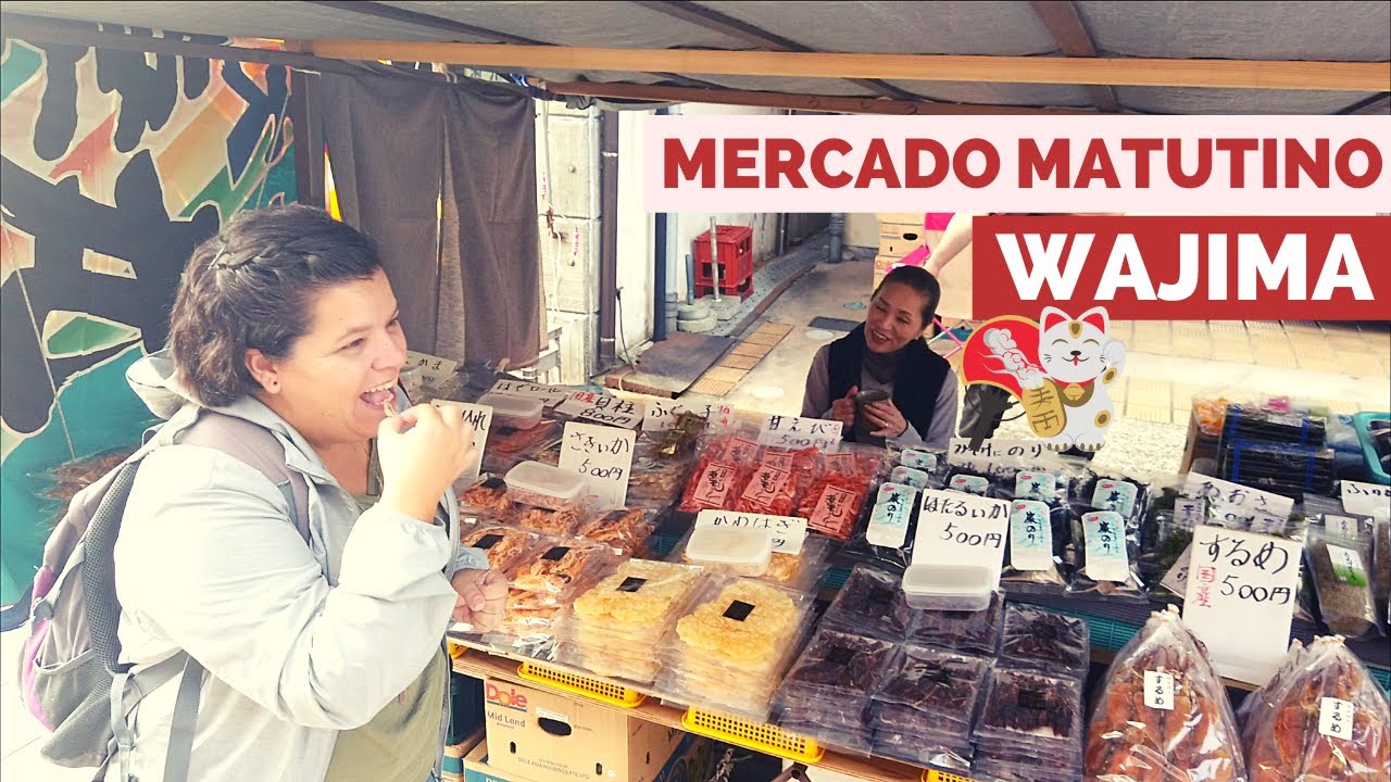 WAJIMA ASAICHI 🍡 MERCADO EN LA PENÍNSULA DE NOTO, JAPÓN