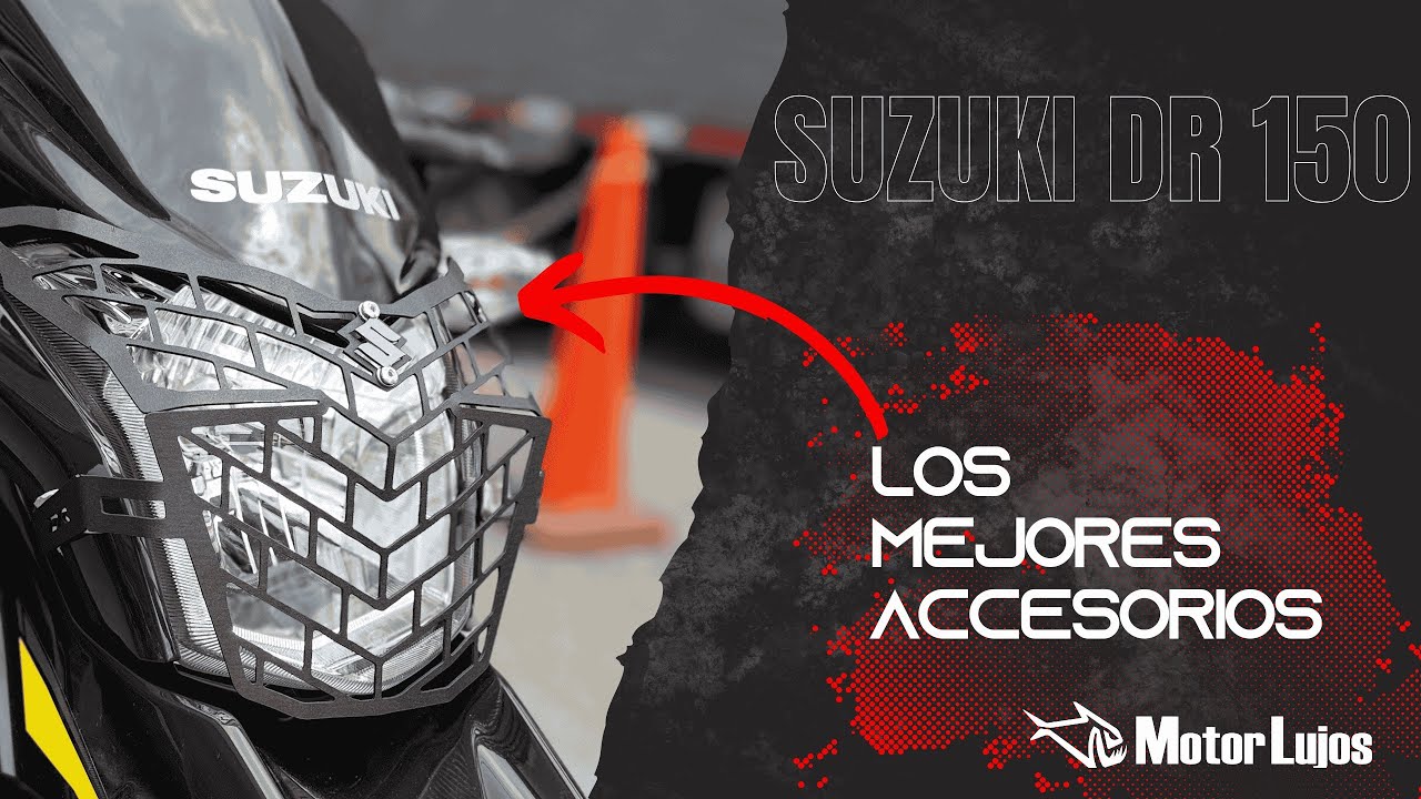Accesorios de protección y lujo para Suzuki DR150 | Calidad y estilo en tu moto
