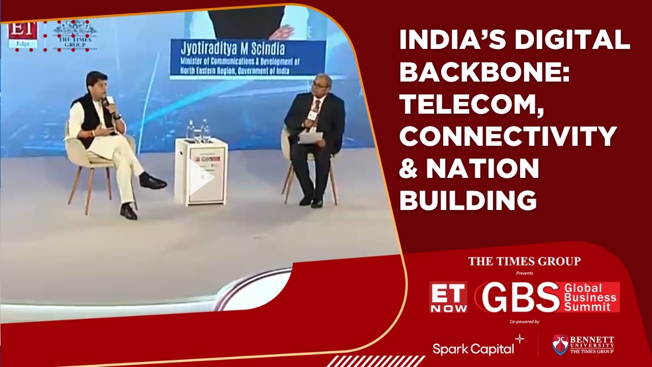 Digital Highways To 6G Leadership: Jyotiraditya Scindia On India’s Telecom Transformation | GBS