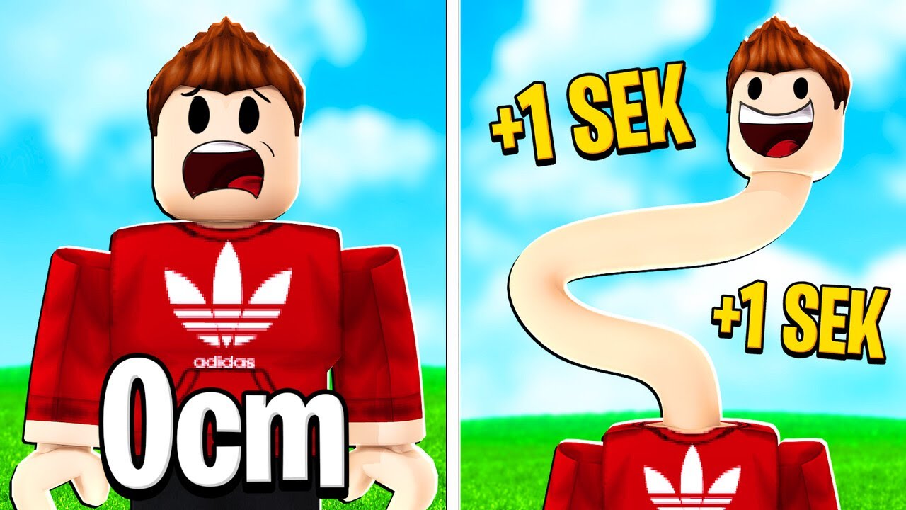 JEDE SEKUNDE +1 HALS LÄNGE?! (Roblox)