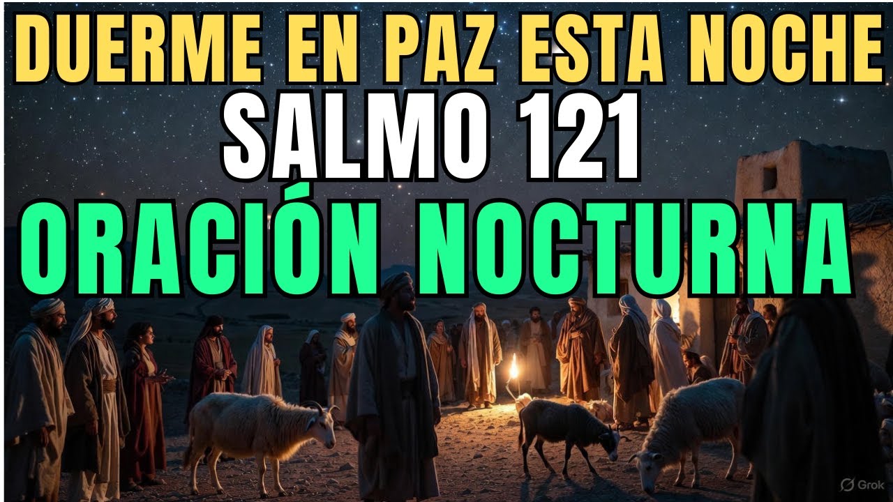 ORACIÓN de la NOCHE para DORMIR en PAZ bajo la PROTECCIÓN de DIOS | Salmo 121