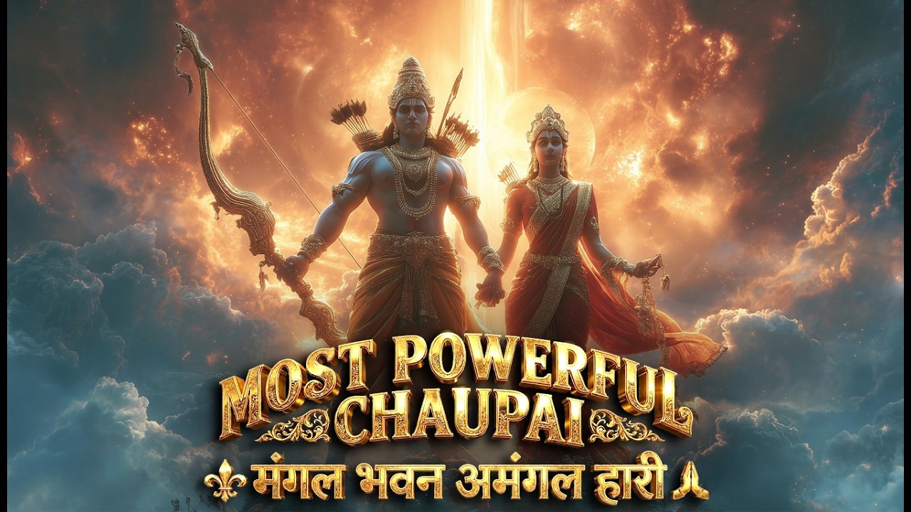 EPIC Ramayan Chaupai | Mangal Bhawan Amangal Hari I Removes Negativity #bhakti #music #ram #ramayan