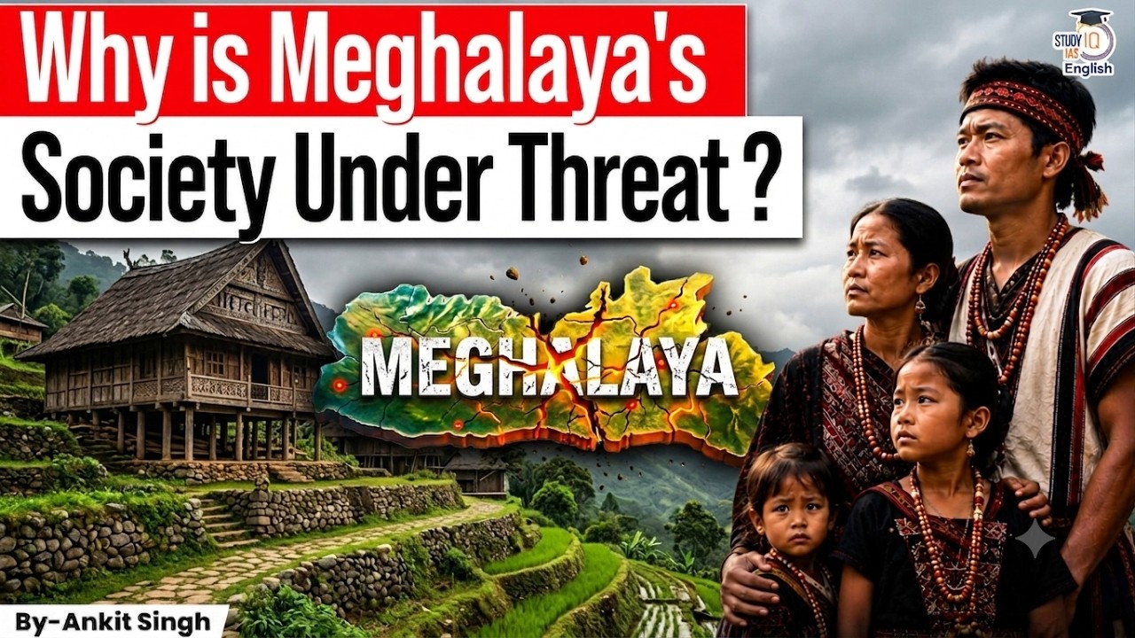 Why is Meghalaya's Society under Threat? | UCC vs Tribal Laws | Ankit Singh | StudyIQ IAS English