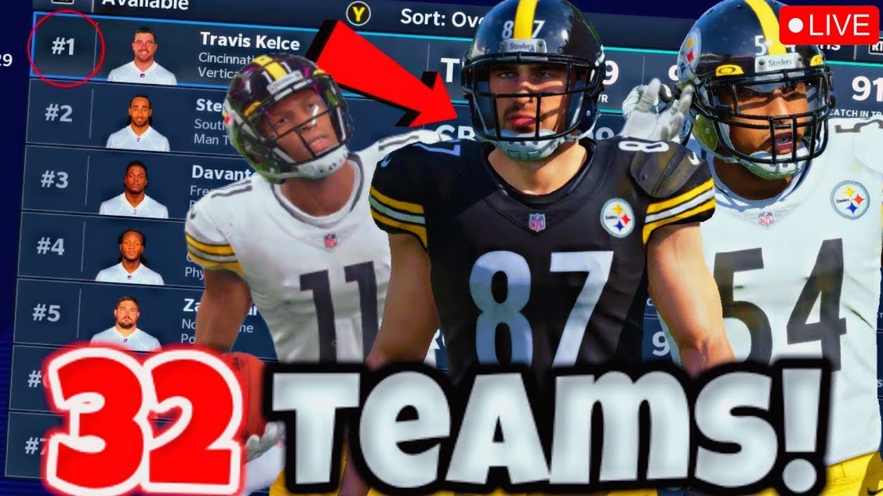 MADDEN 24! 32 MAN SUB FRANCHISE  DRAFT!!