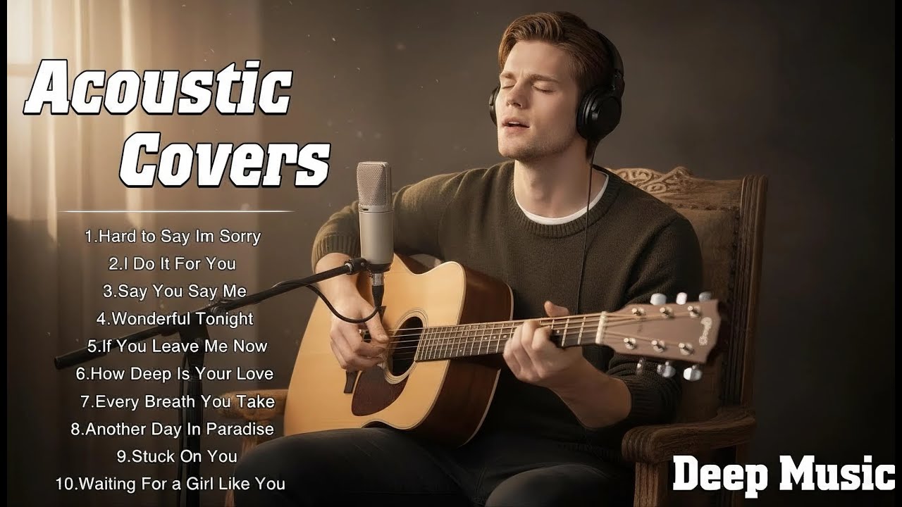 FULL ALBUM BEAUTIFUL 70S 80S 90S SOFT ROCK ACOUSTIC COVERS - GREATEST LOVE SONGS PLAYLIST