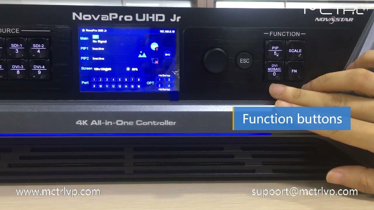 NovaPro UHD Jr All-in-one controller（4K*2K@60Hz，10，400，000pixels）-Unboxing and Overview