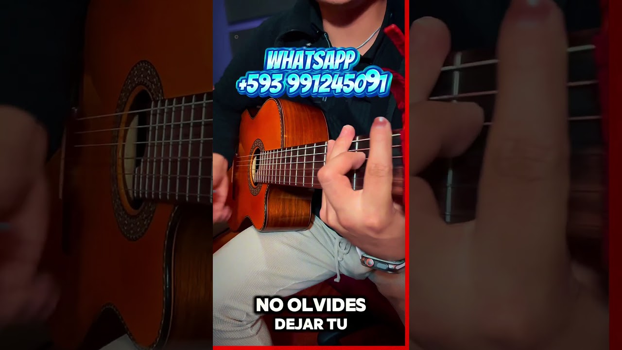 No podr&aacute;s Borrarme de tu mente Entona esta canci&oacute;n En guitarra F&aacute;cil bailables