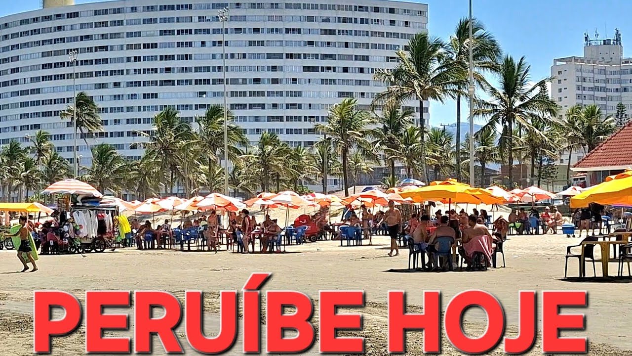 PERUÍBE HOJE- DIA DE MUITO SOL NA PRAIA 🌴 PRIA DO CENTRO PERUIBE SP