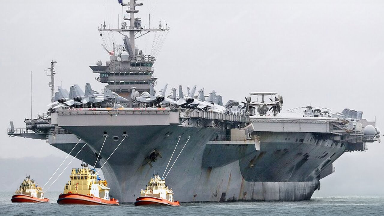 What it Takes to Move US Largest Aircraft Carriers Ever Made