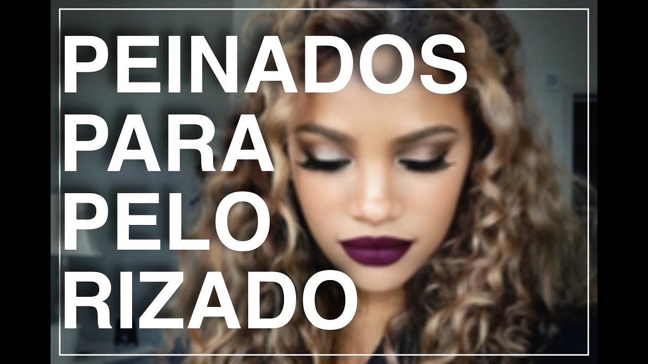 Peinados pelo rizado ✅ ¡Luce hermosa con tus rizos!