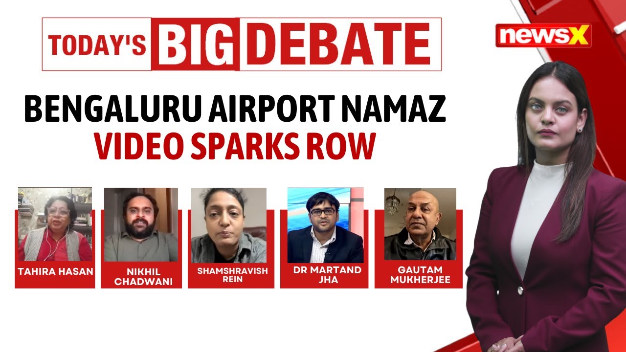Bengaluru Airport Namaz Video Sparks Political Row, BJP Targets Congress Government