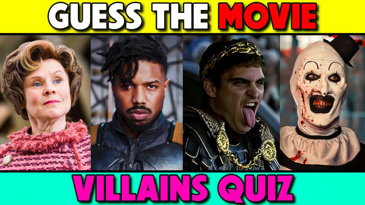Iconic Villains Movie Quiz | Test Your Movie Trivia Knowledge