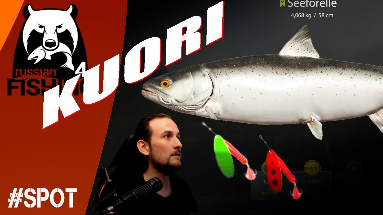 Russian Fishing 4 - Spinning Kuori - Seeforelle auf Spinner und Blinker
