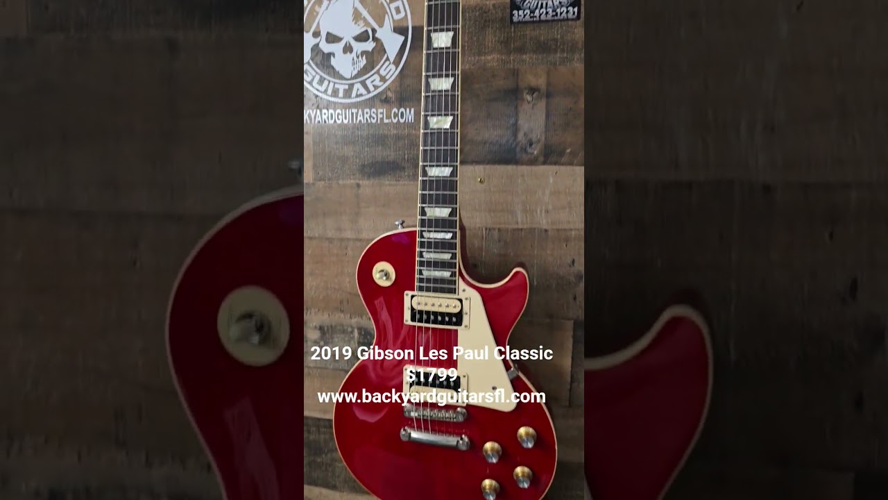 2019 Gibson Les Paul Classic $1799www.backyardguitarsfl.com 