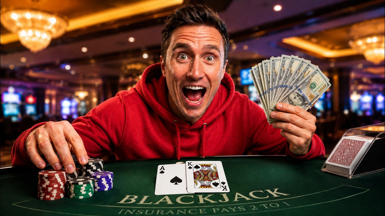 I had to make a HUGE decision during this blackjack session!