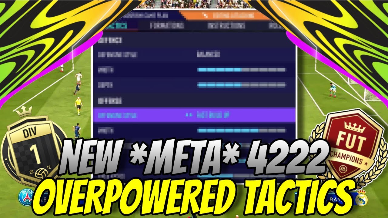 FIFA 21 1ST IN WORLD TEKKZ 30-0 4222 PRO CUSTOM TACTICS FIFA ULTIMATE TEAM | HOW TO USE 4222