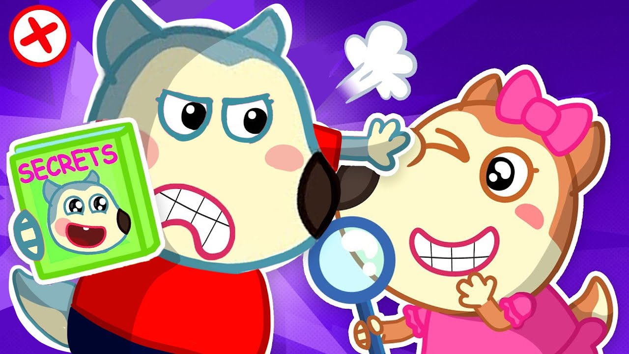 Desculpa, Wolfoo! 🥺🚫 A Lucy Estava Errada Em Ler O Teu Diário! - Pixel Pulse
