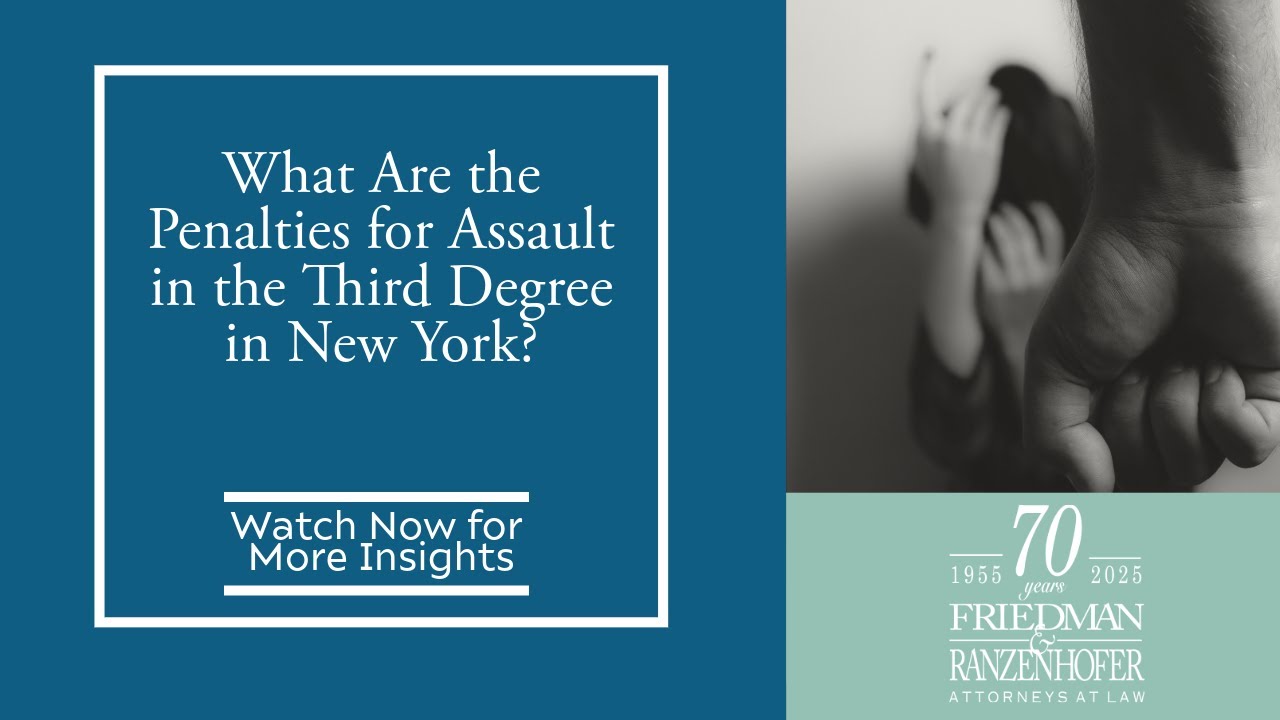 What Are the Penalties for Assault in the Third Degree in New York? | Watch Now for More Insights