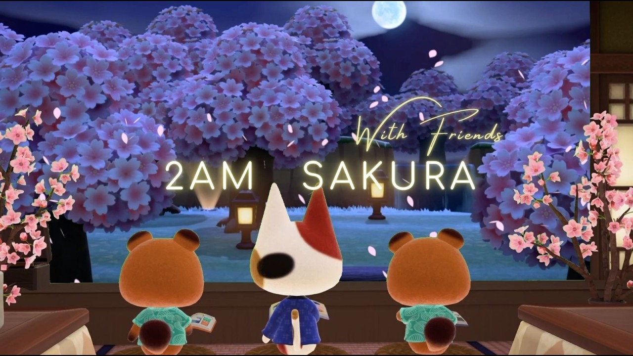 2AM Again? 🌸 Still Not Sleeping... 👶💭 | Sakura Night & Cozy Home 🏠 at Purrl's House