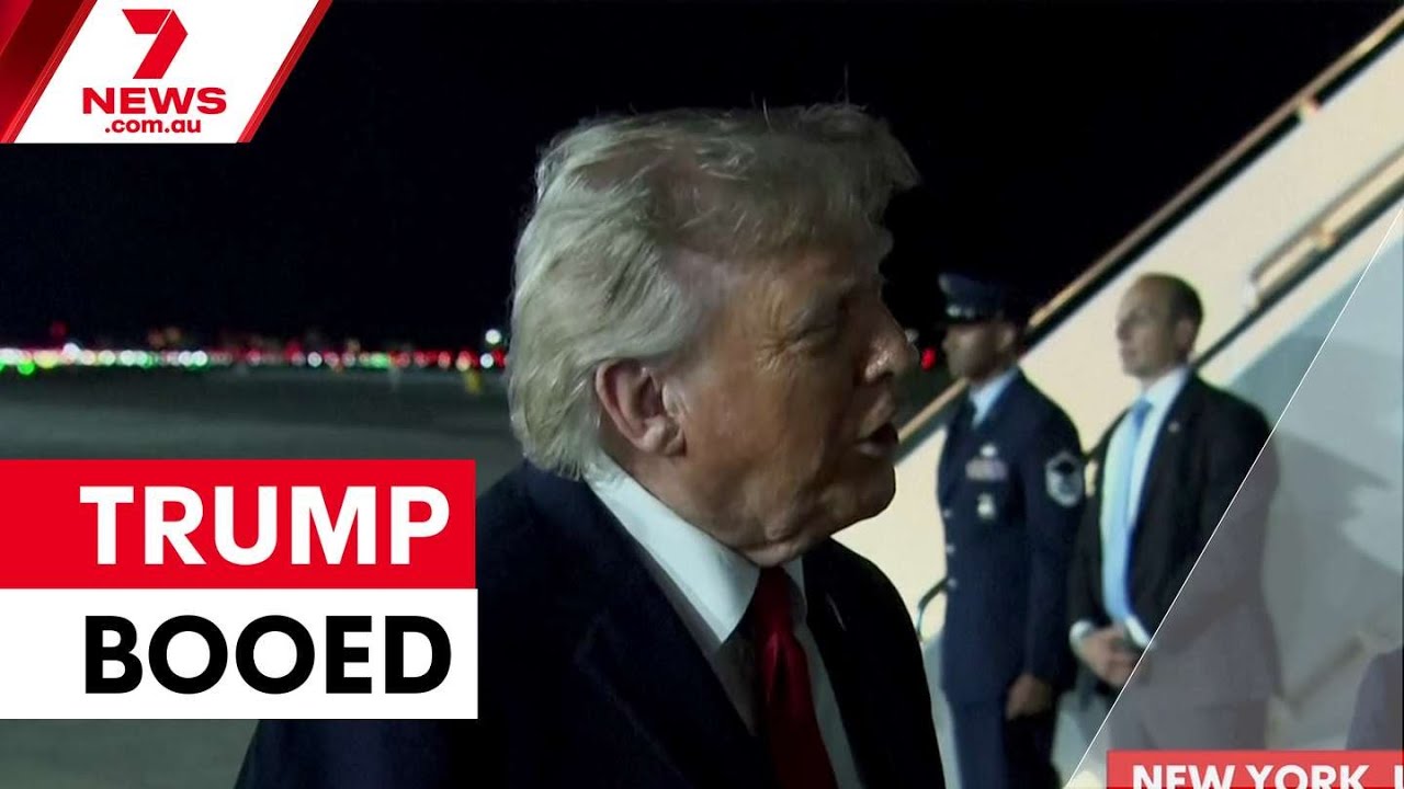 Трампа освистали на финале НБА в Нью-Йорке | 7NEWS