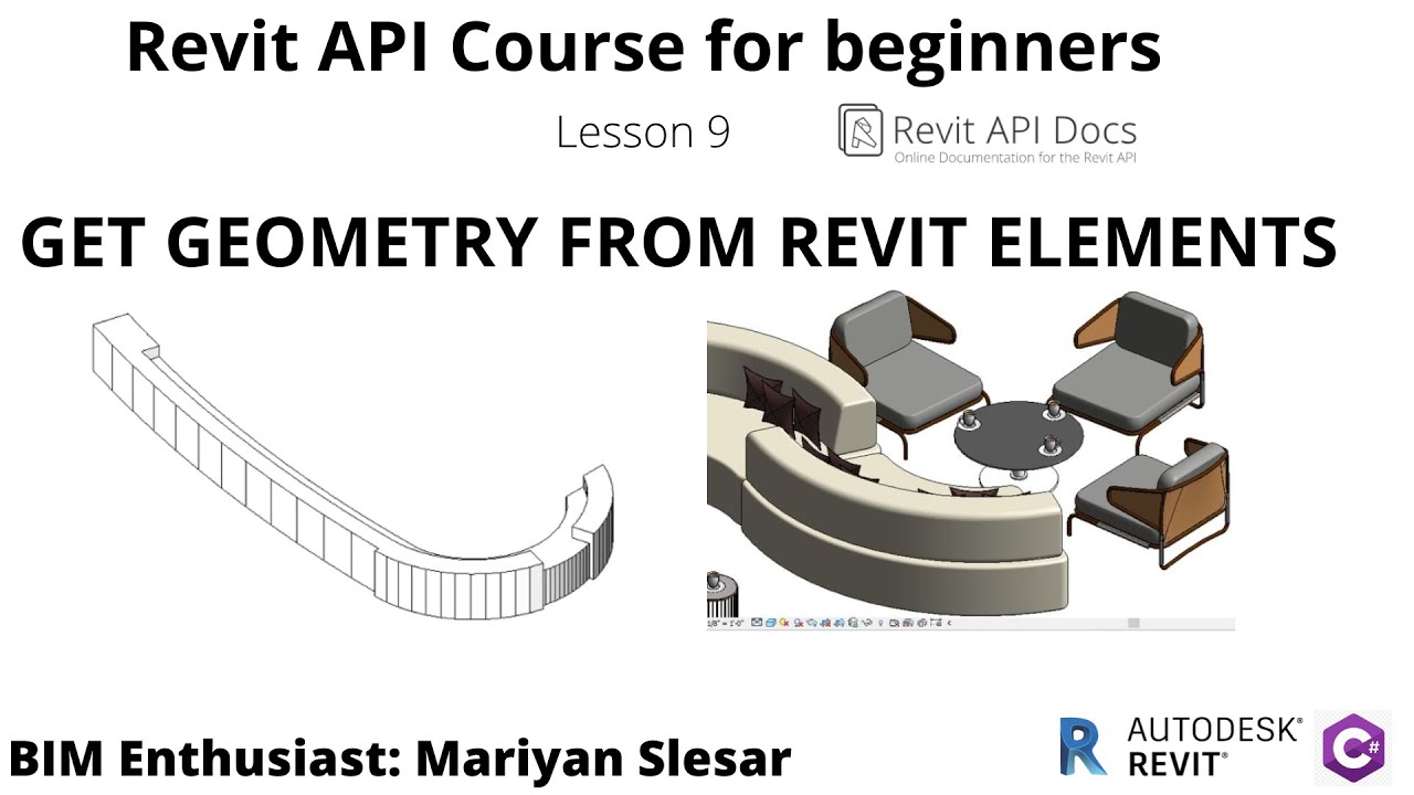 Revit API Course - Lesson 9 | Get geometry from Revit elements