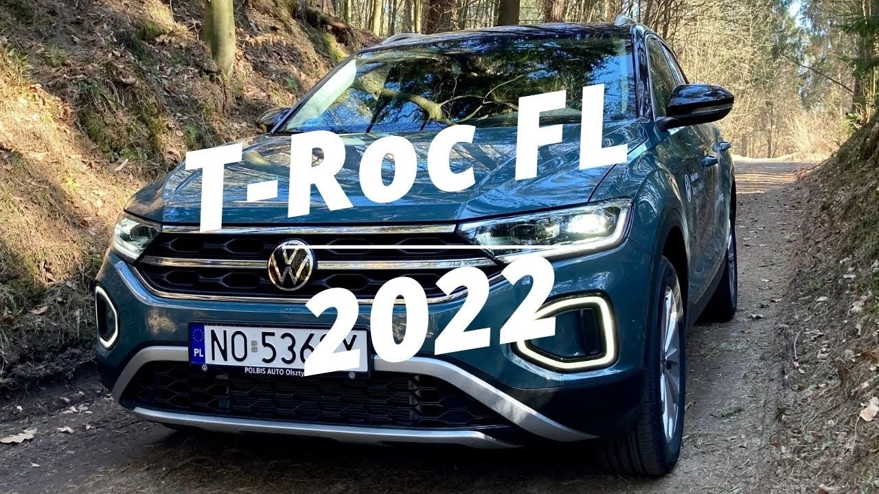VW T-Roc 2022 FL TEST PL 1.5 TSI DSG - prezentacja, jazda, nowości