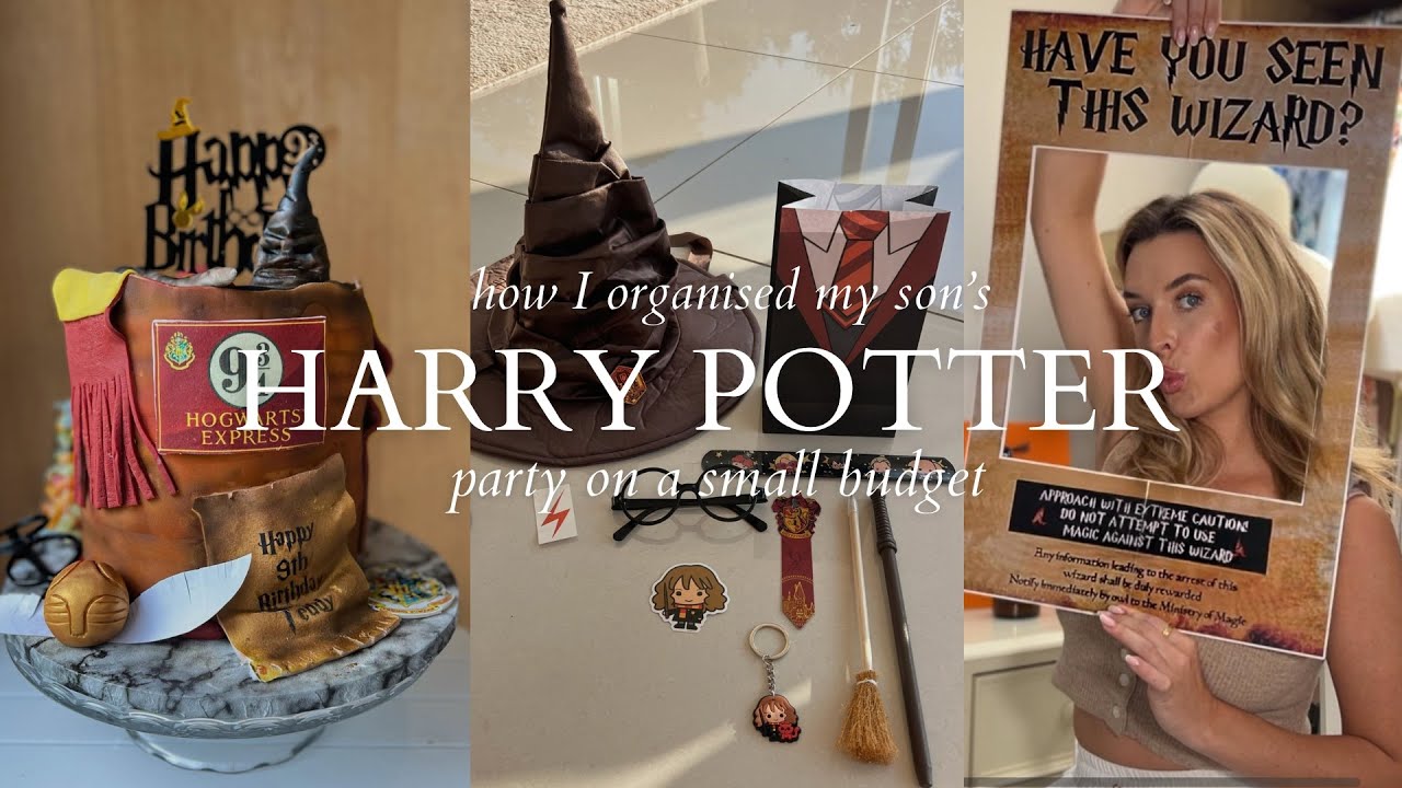 HARRY POTTER BIRTHDAY PARTY | Plan a fab party on a small budget, present guide, bargain buys & more