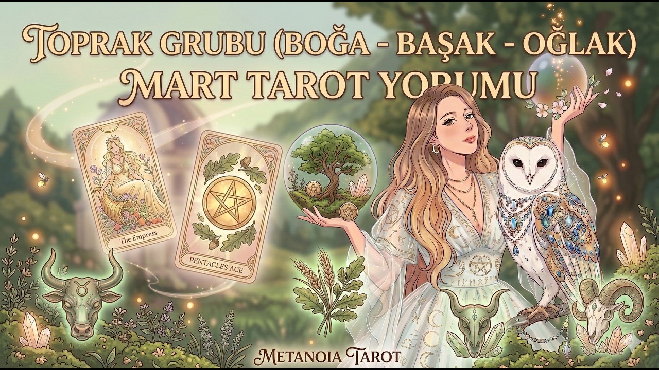 Mart Ayı💐🦋🐣🌷🌈 Enerjileri Toprak Grubu🌱 Boğa♉ Başak♍Oğlak ♑Burcu Tarot Yorumu🎴Tarot Yorumu