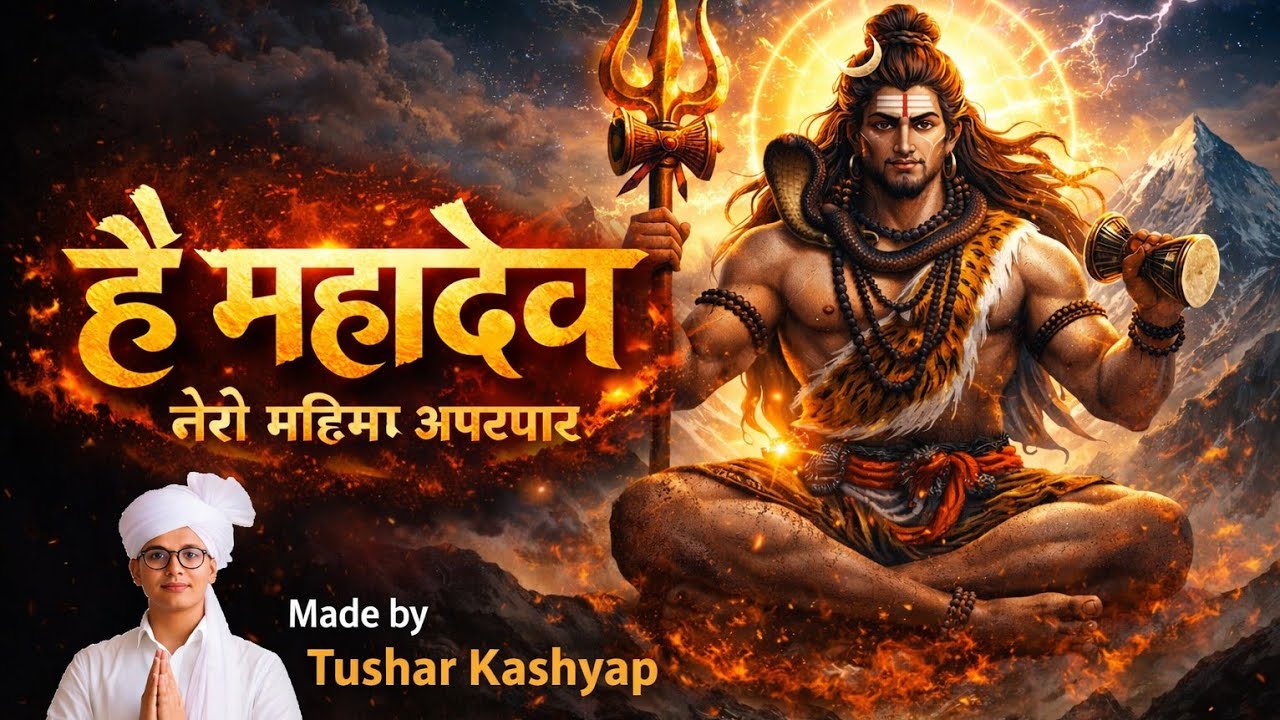 He Mahadev Teri Mahima aparampaar || new song || Tushar Kashyap || Dharm Vani TV