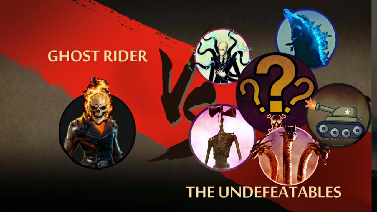 Shadow Fight 2: Призрачный всадник против непобедимых боссов (Легендарное видео)