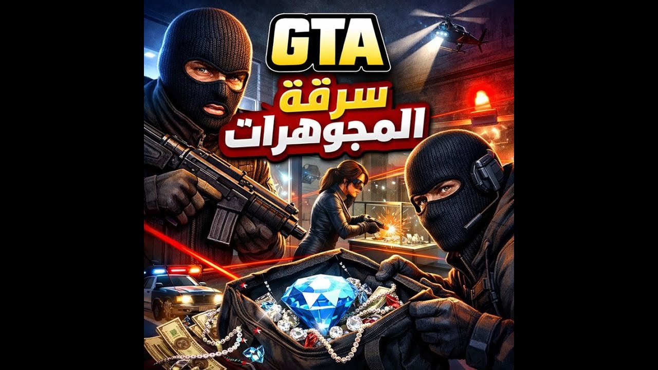 GTA V سرقت متجر مجوهرات!!!